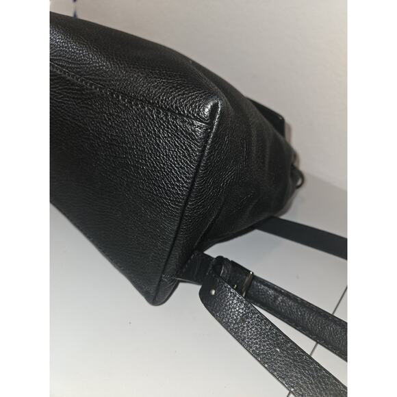 EUC Kate Spade Kingston Drive Simona Black Leather Backpack Bag 10x11x5 - Picture 11 of 14